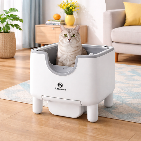 Smart Litter Box | Automatic Cat Litter Box with Odor Control | Self-Cleaning Design for Effortless Maintenance 3