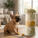 Dog Treat Dispenser Stackable Training Reward Container