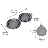 Dog Travel Bowl Collapsible Food Water Outdoor Feeder