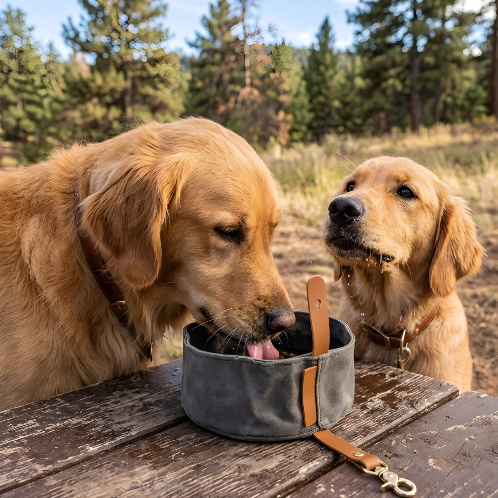 Dog Travel Water Bowl Collapsible Hydration Pet Feeder