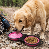 Dog Bowl Collapsible Pet Food Water Feeder