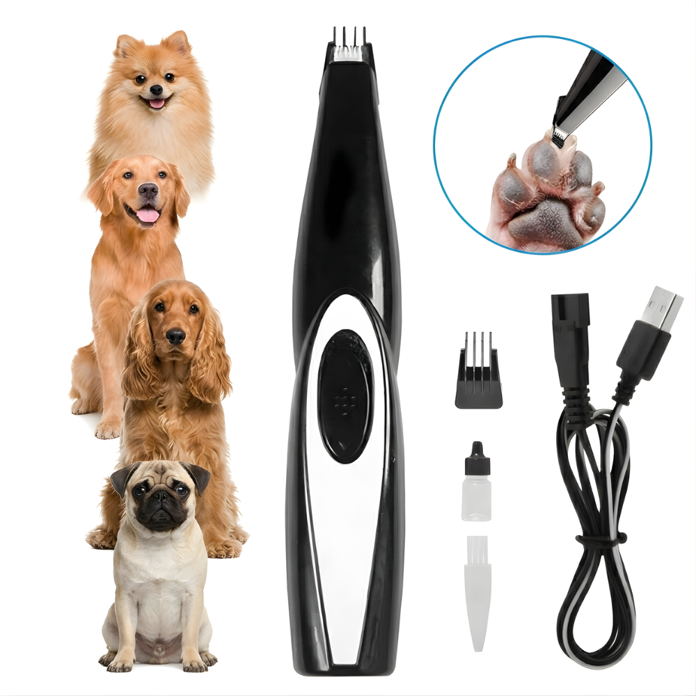 Dog Paw Trimmer Cordless Pet Pedicure Hair Clipper Kit