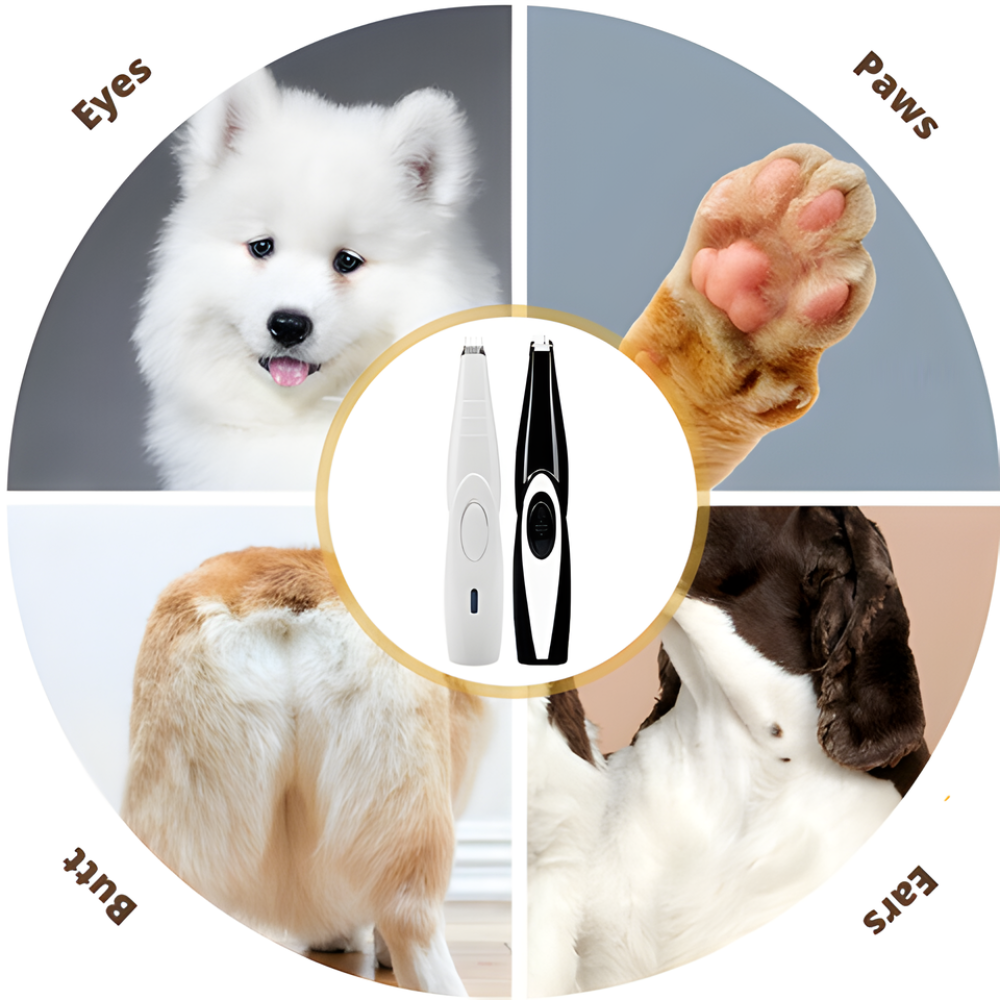 Dog Paw Trimmer Cordless Pet Pedicure Hair Clipper Kit