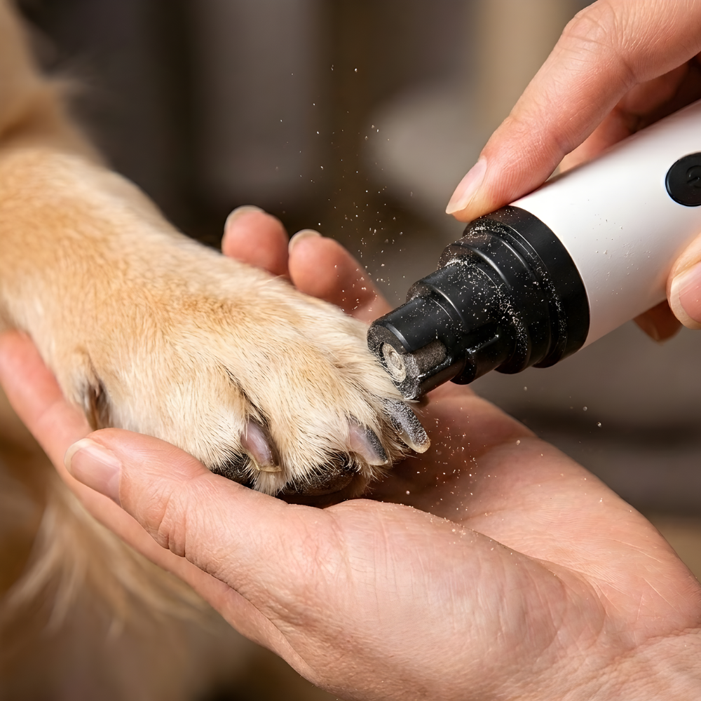 Electric Dog Nail Grinder Rechargeable Quiet Paw File