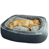 Comfortable Dog Bed Washable Extra Plush Sofa Deep Cushion Bolster Pet Bed