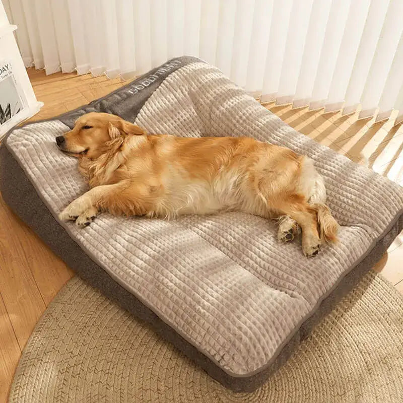 Dog Sofa Bed Large Breed Bolster Cushion Washable Couch