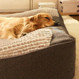 Dog Sofa Bed Large Breed Bolster Cushion Washable Couch