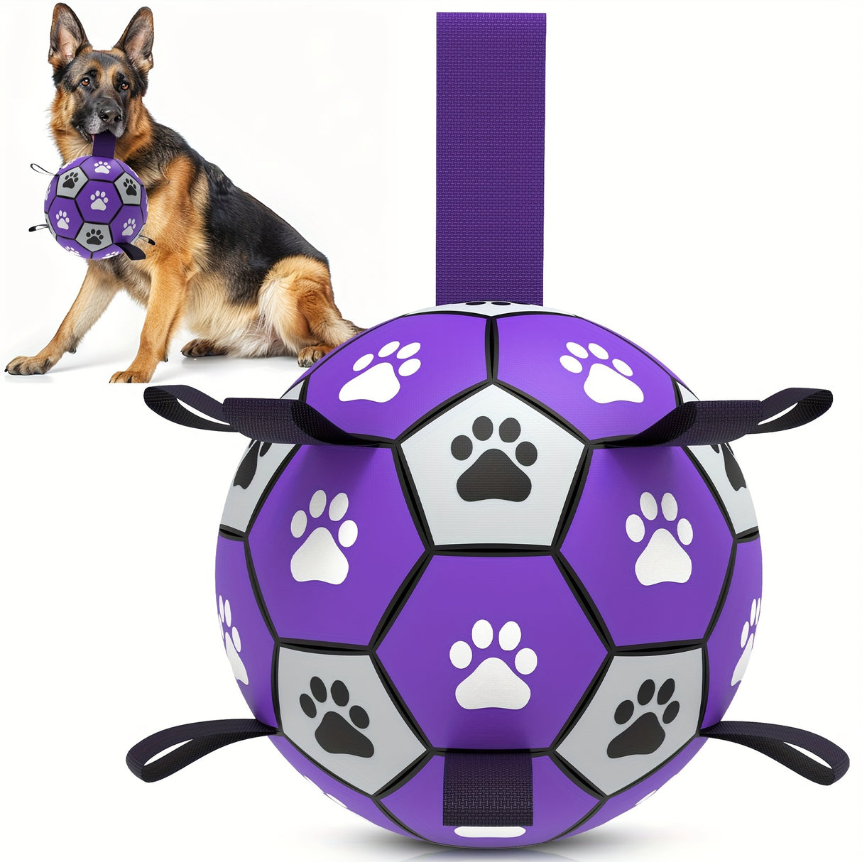 Interactive Dog Toy - Durable Football Dog Toy For Chewing