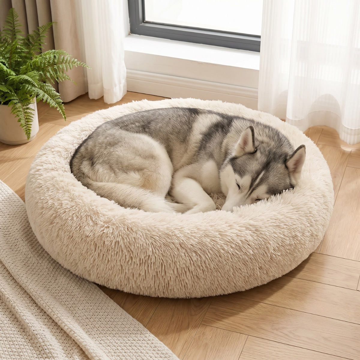 Dog Bed - Calming Bed for Large and Small Dogs