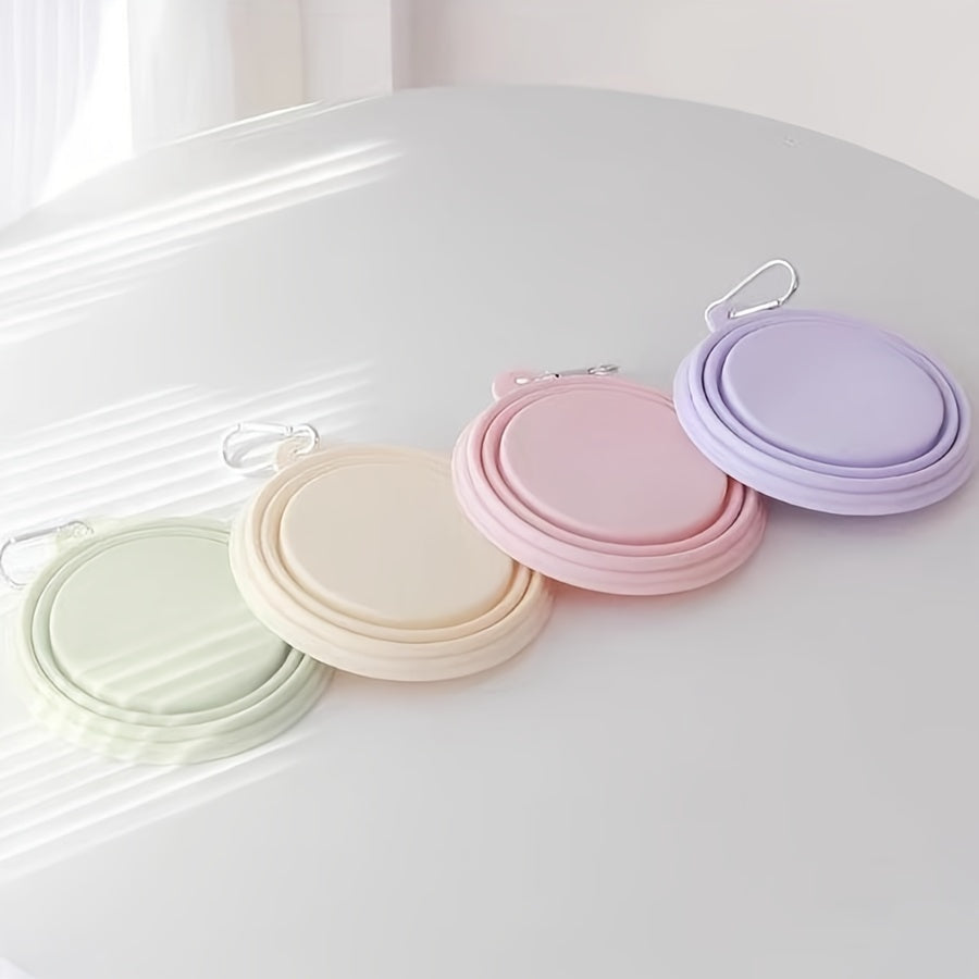 Pet Bowl - Portable Foldable Bowl For Cats and Dogs Outdoor Travel Silicone Bowl