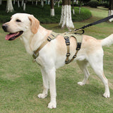 Reflective Tactical Dog Harness No Pull Adjustable For Walking