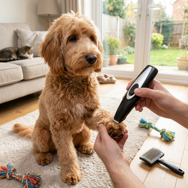 TrimEase dog trimmer lifestyle