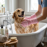 PawPolish grooming gloves lifestyle