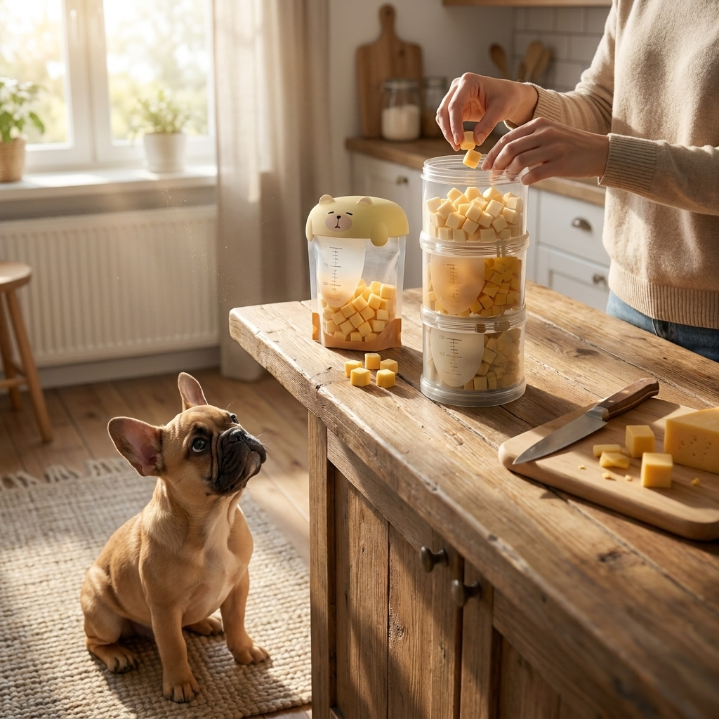 SnackStack dog treat dispenser lifestyle