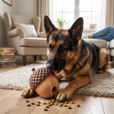 TreatOak acorn dog feeder toy lifestyle