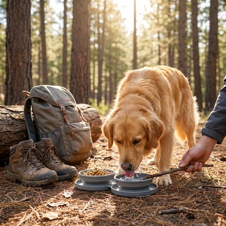 TrailFeast foldable travel bowl lifestyle