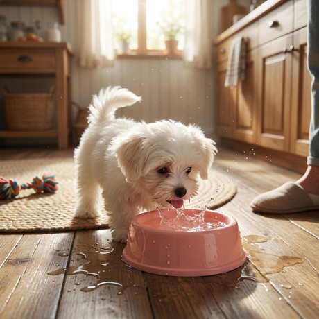 AquaGlide floating water bowl lifestyle