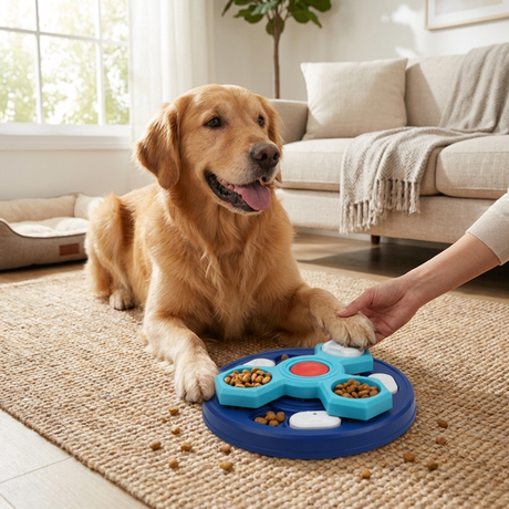 PawSense slow feeder dog bowl lifestyle