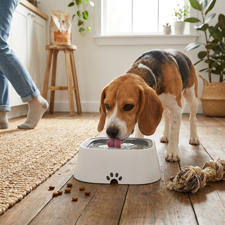 AquaGuard no spill water bowl lifestyle
