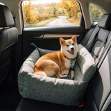 Dog Car Seat - Large Waterproof Bolster Dog Car Seat Carrier