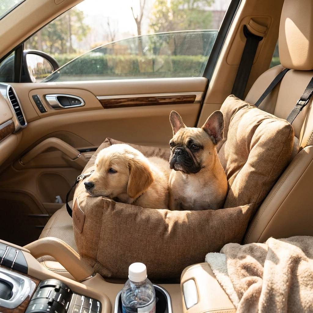 Dog Car Seat - A Dog Carrier Travel Booster Seat